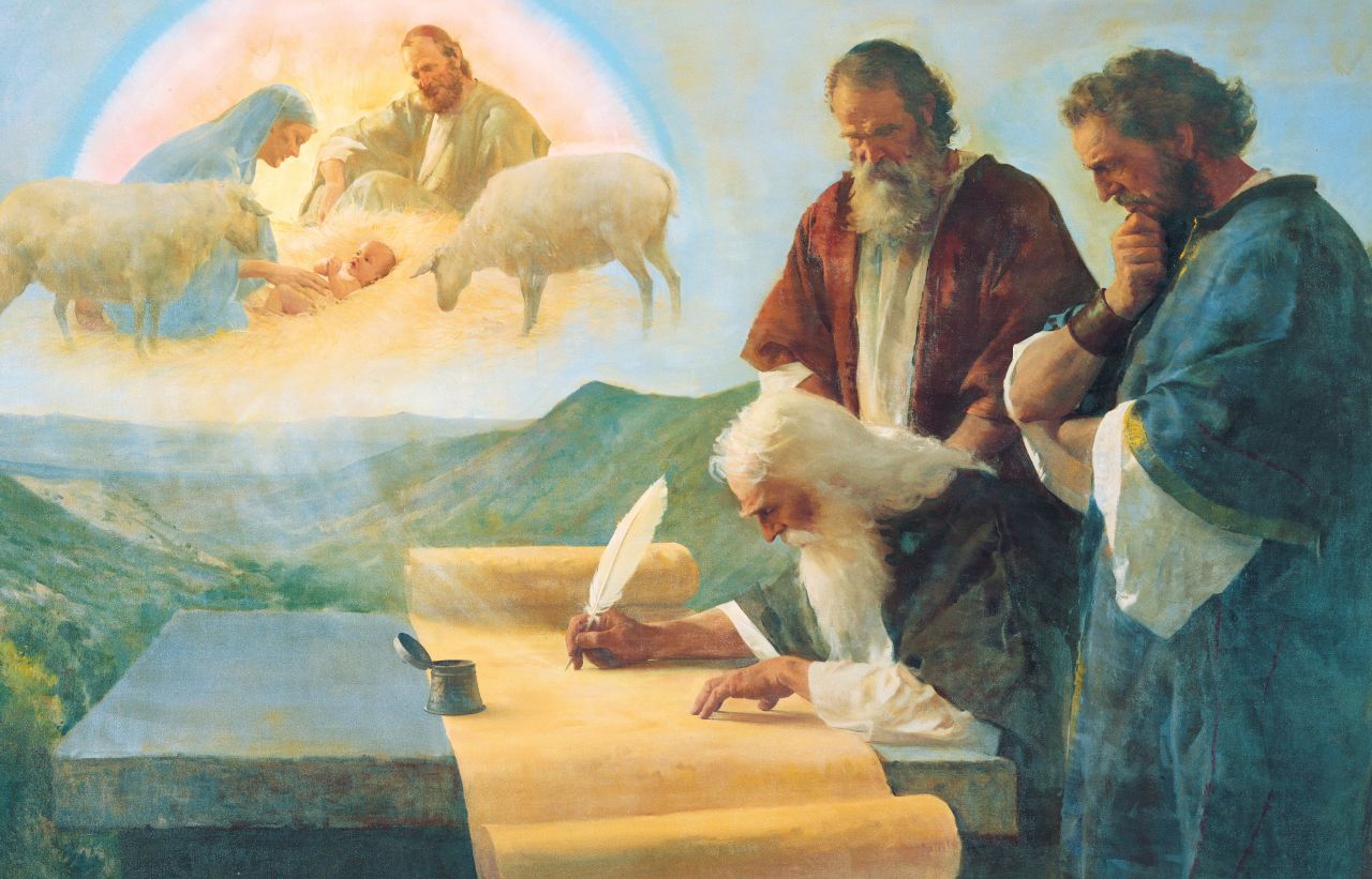 El profeta bíblico Isaías escribe una profecía acerca de la venida y el nacimiento de Jesucristo