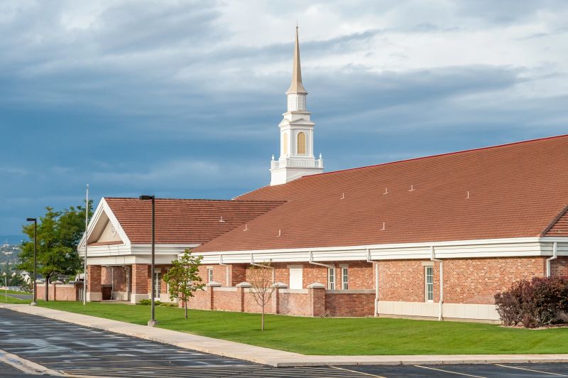 Un centro de reuniones de la iglesia