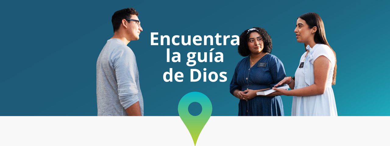 Misioneros hablando con un hombre
